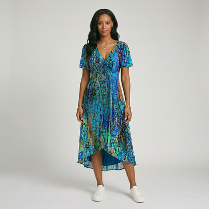 Andrea | Luftiges Freizeitkleid mit Muster 1