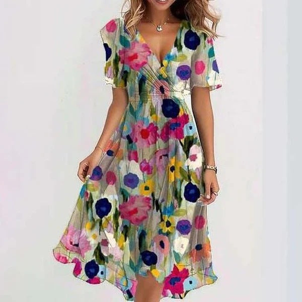 Andrea | Luftiges Freizeitkleid mit Muster 2