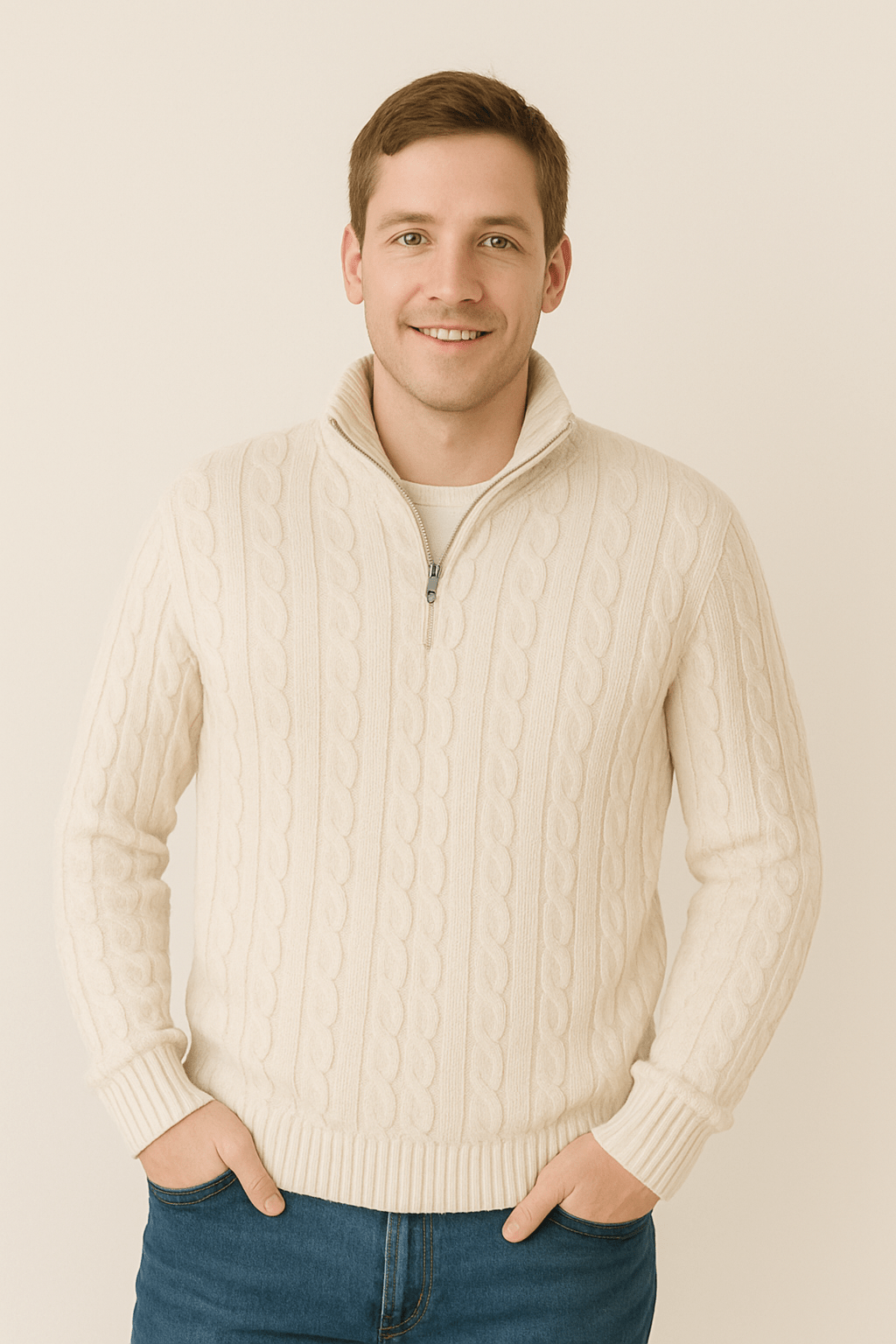 Anton Kabelstrickpullover 1