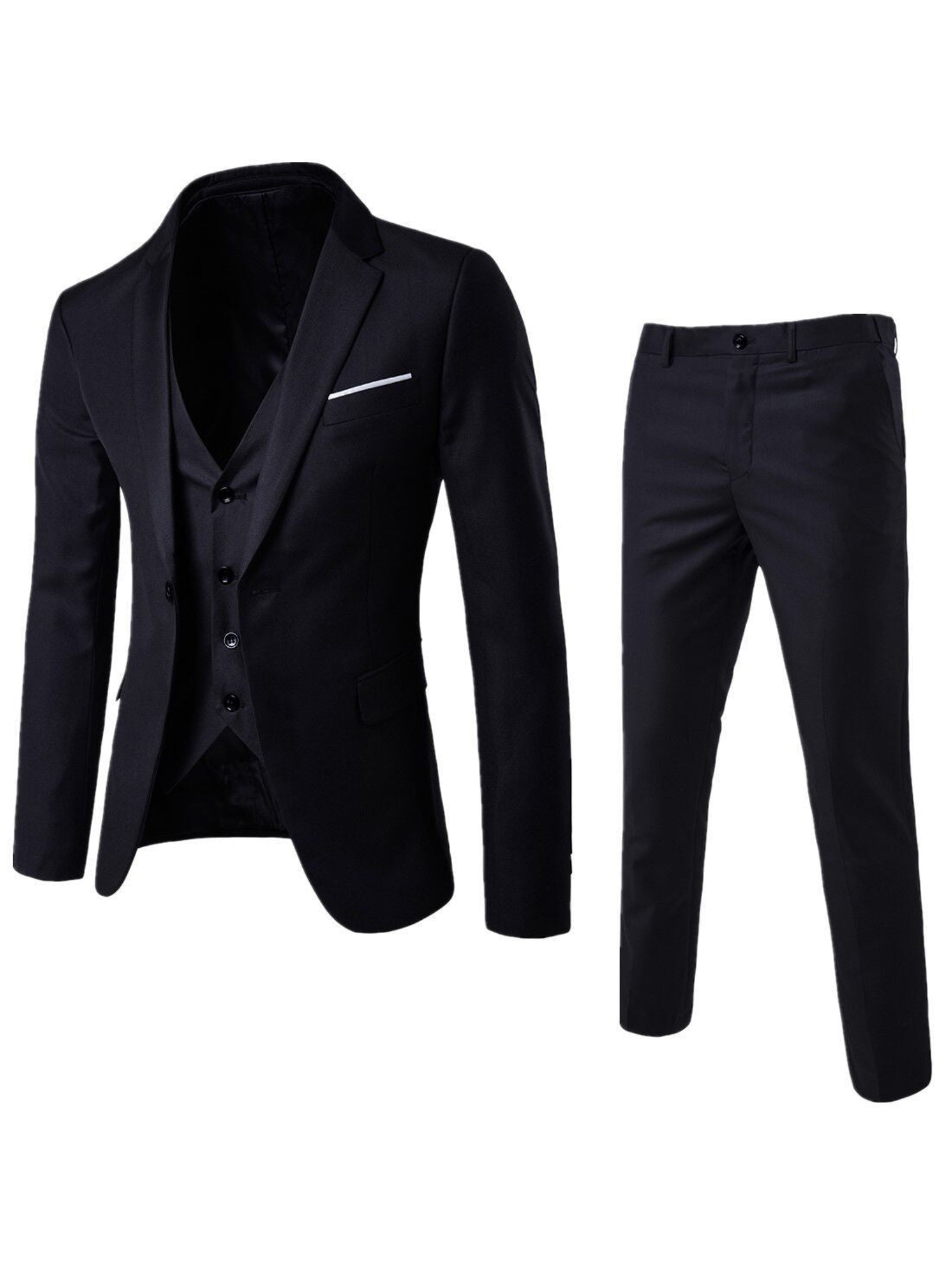 Anzugset für Herren, Tailored Fit, 3-teilig | Formell