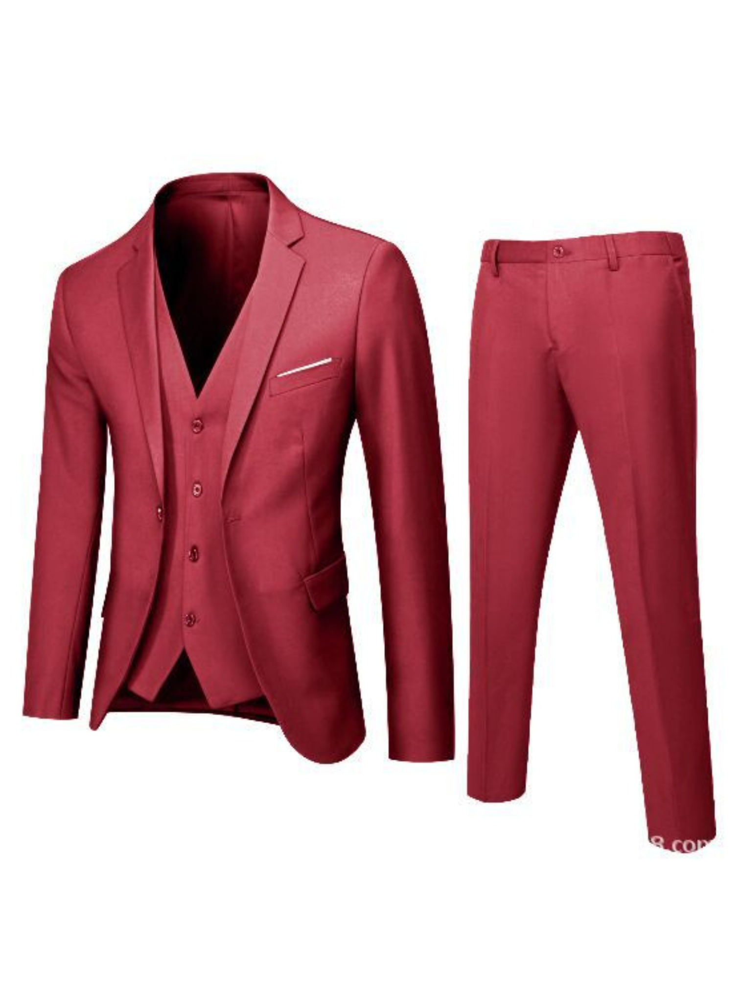 Anzugset für Herren, Tailored Fit, 3-teilig | Formell