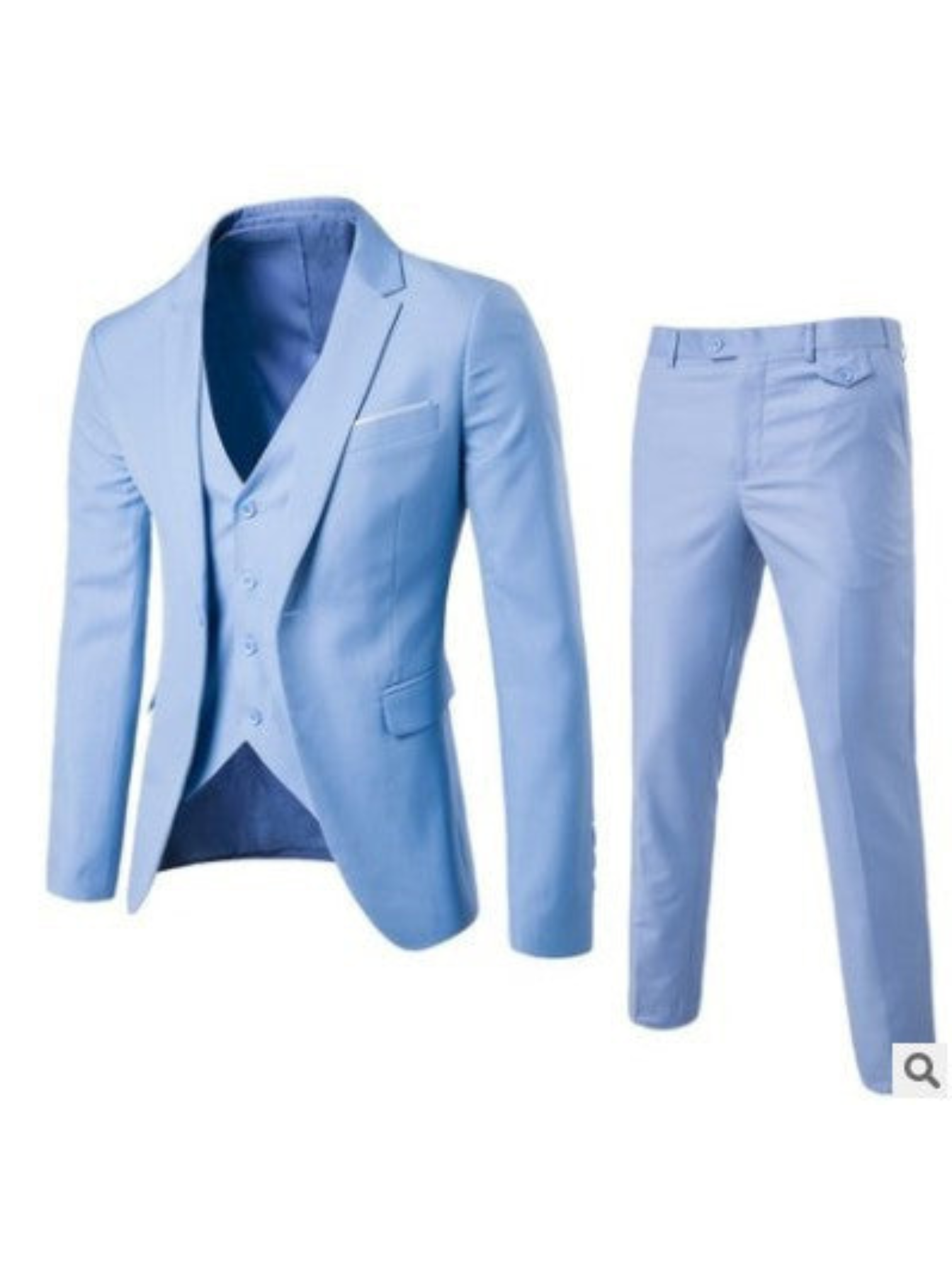 Anzugset für Herren, Tailored Fit, 3-teilig | Formell