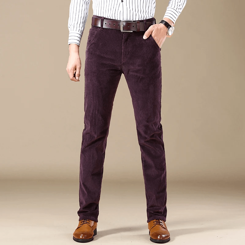 Arbeitscordhose für Herren | Slim Fit