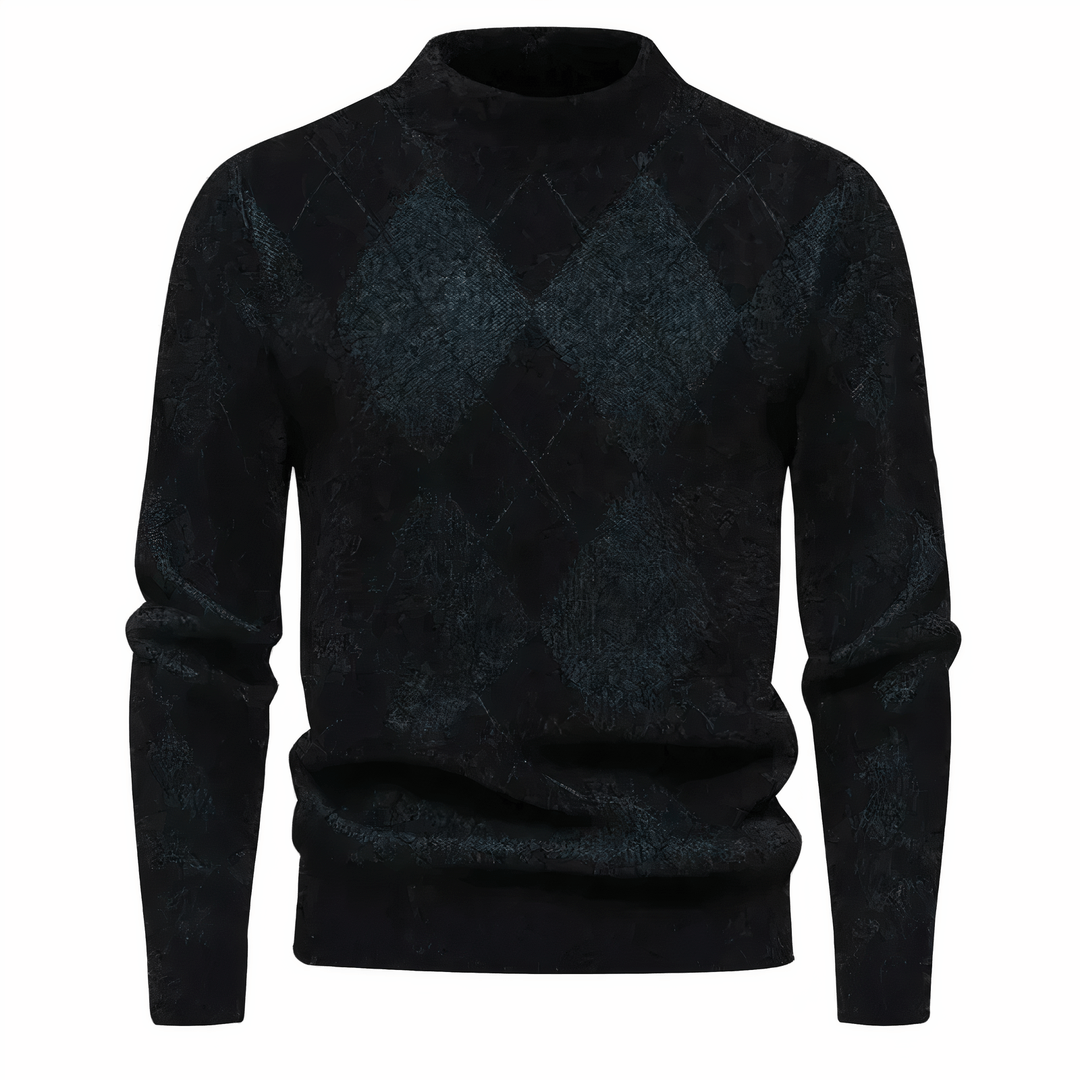 Arvid Gestreifter Turtleneck Pullover 0