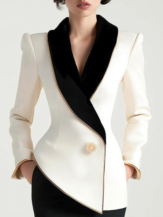 Asymmetrischer Blazer für Damen | Lockere Passform