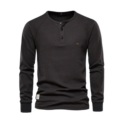 Atmungsaktives Langarmshirt für Herren | Lässige Passform