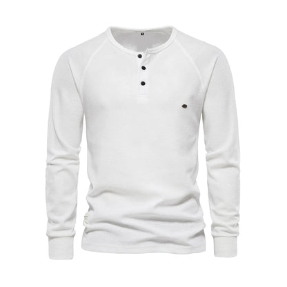 Atmungsaktives Langarmshirt für Herren | Lässige Passform