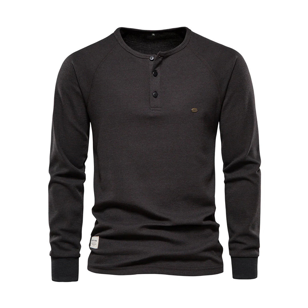 Atmungsaktives Langarmshirt für Herren | Lässige Passform