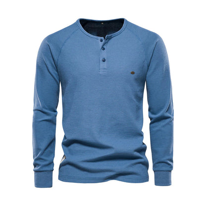 Atmungsaktives Langarmshirt für Herren | Lässige Passform