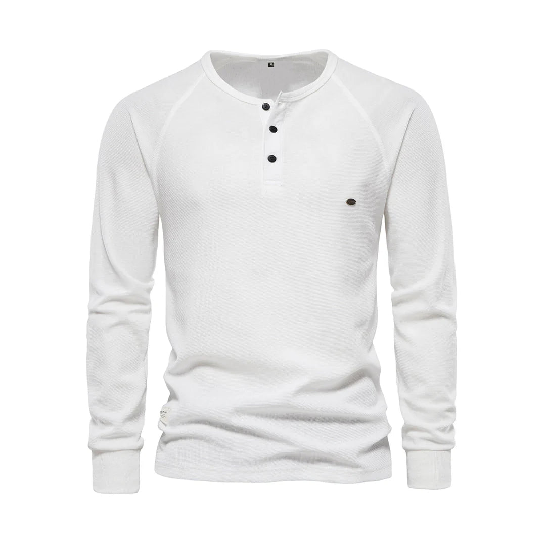 Atmungsaktives Langarmshirt für Herren | Lässige Passform