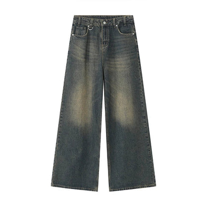 Herren Loose Fit Baggy Jeans | Hohe Taille Retro