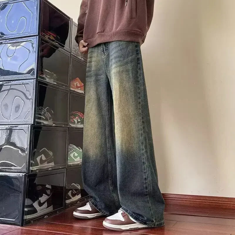 Baggy Wide Legs Jeans für Männer | Retro Style