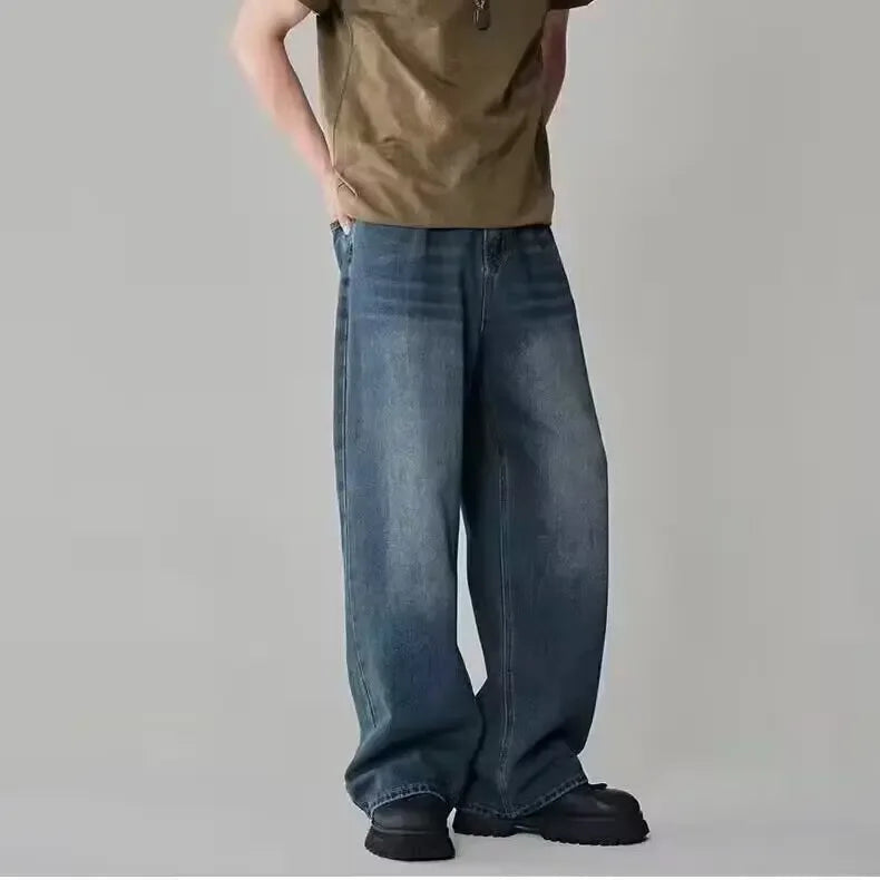 Baggy Wide Legs Jeans für Männer | Retro Style