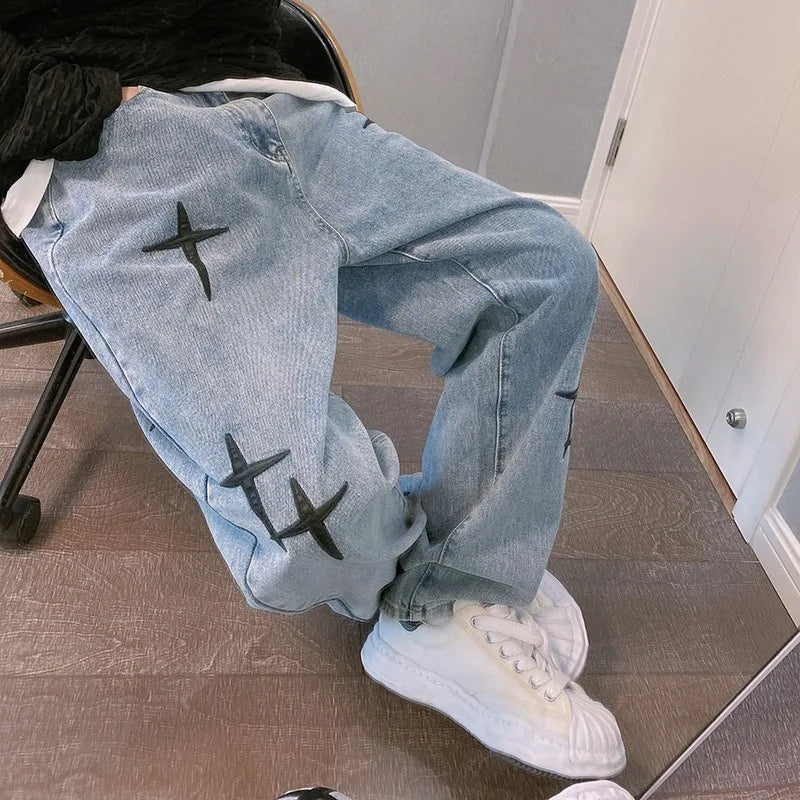 Loose Fit Baggy Jeans für Männer | Retro Style
