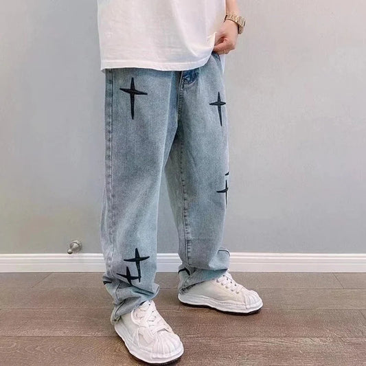 Loose Fit Baggy Jeans für Männer | Retro Style