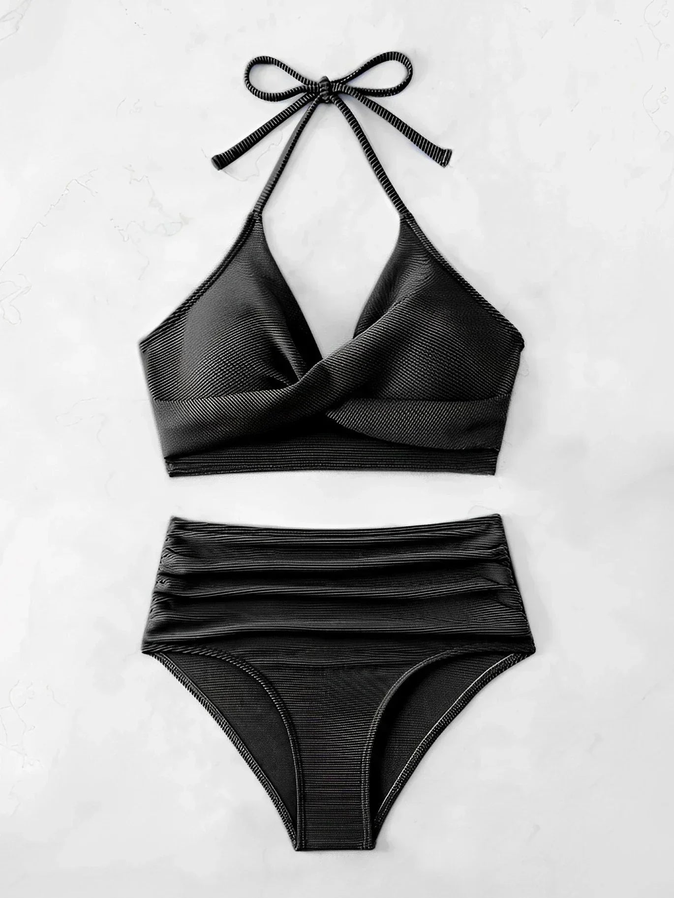 Bikini Set Damen | Wickel-Optik & High Waist