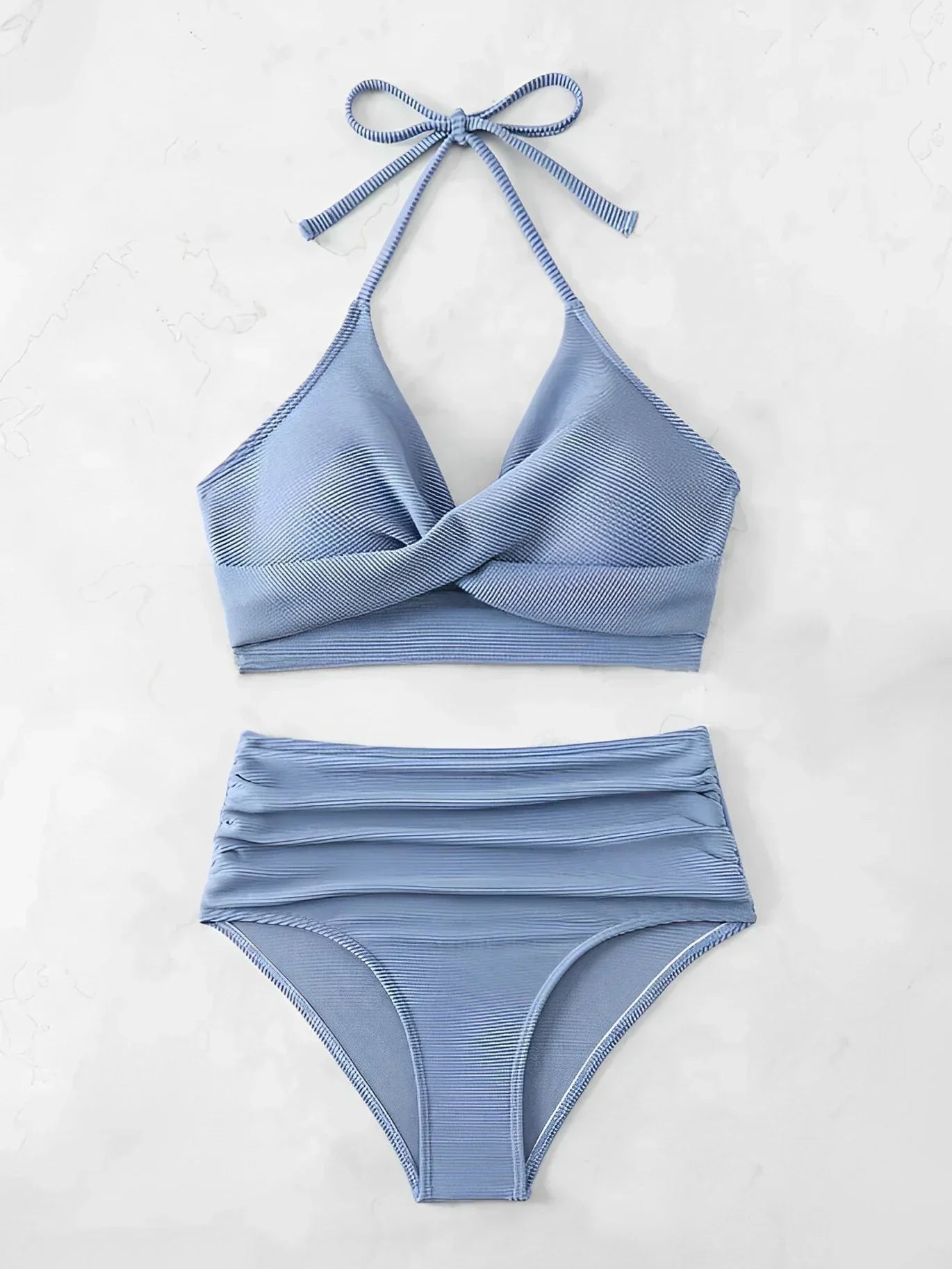 Bikini Set Damen | Wickel-Optik & High Waist