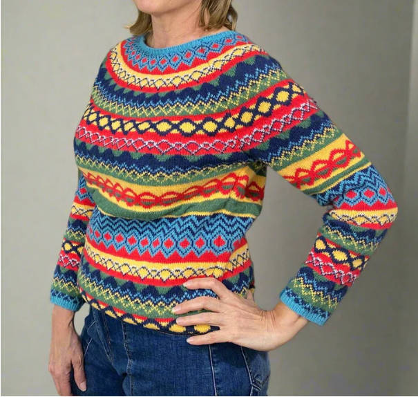 Damen Pullover Regular Fit Strickpullover Weich Wärmend 1