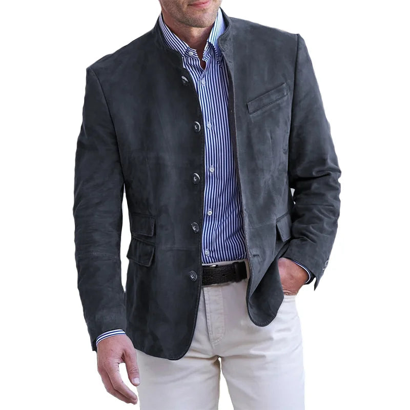 Blazer Herren | Stehkragen & Klassischer Knopfverschluss