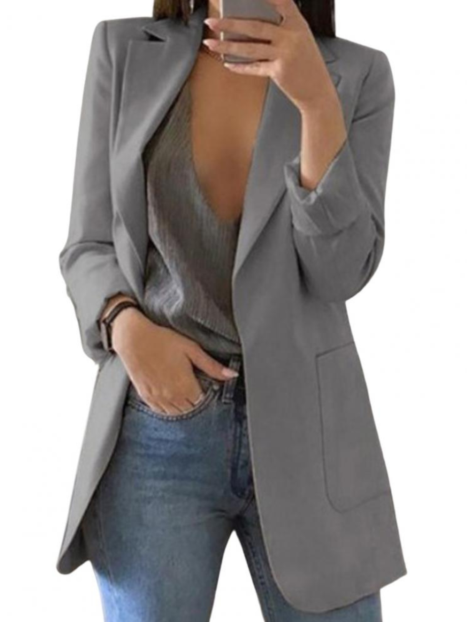 Blazer für Damen, Tailored Fit, | Langarm