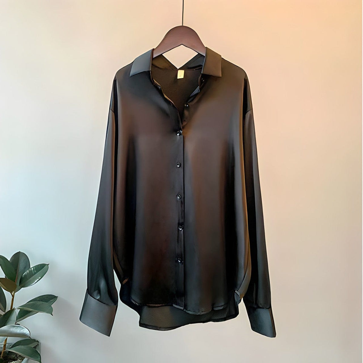 Bluse Damen | Langarm mit Umlegekragen 3