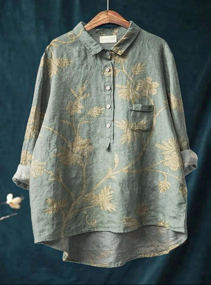 Bluse Damen mit Blumenprint | Luftig & Feminin