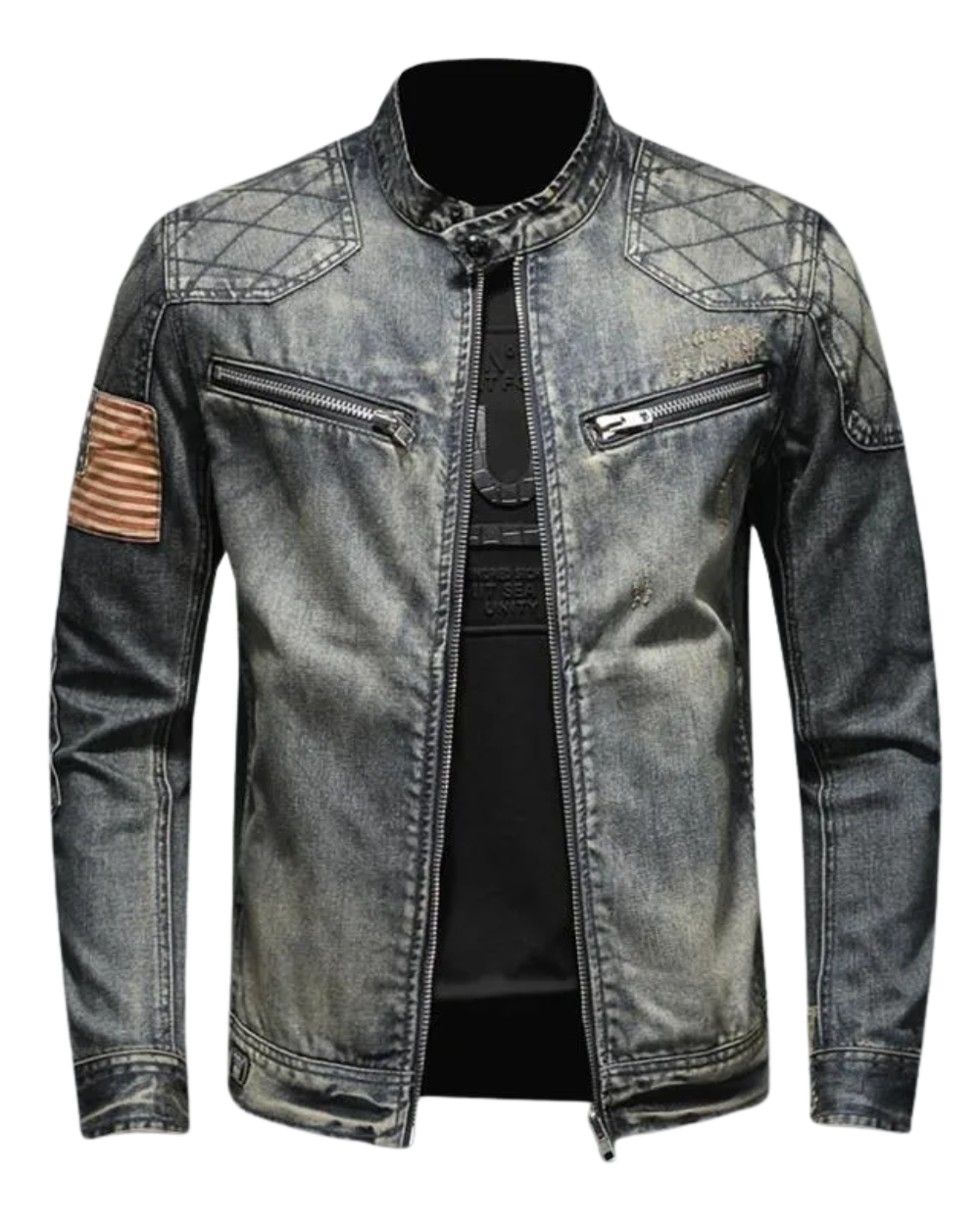 Herren Heritage-Jacke Atmungsaktiv Strukturierte Passform 1