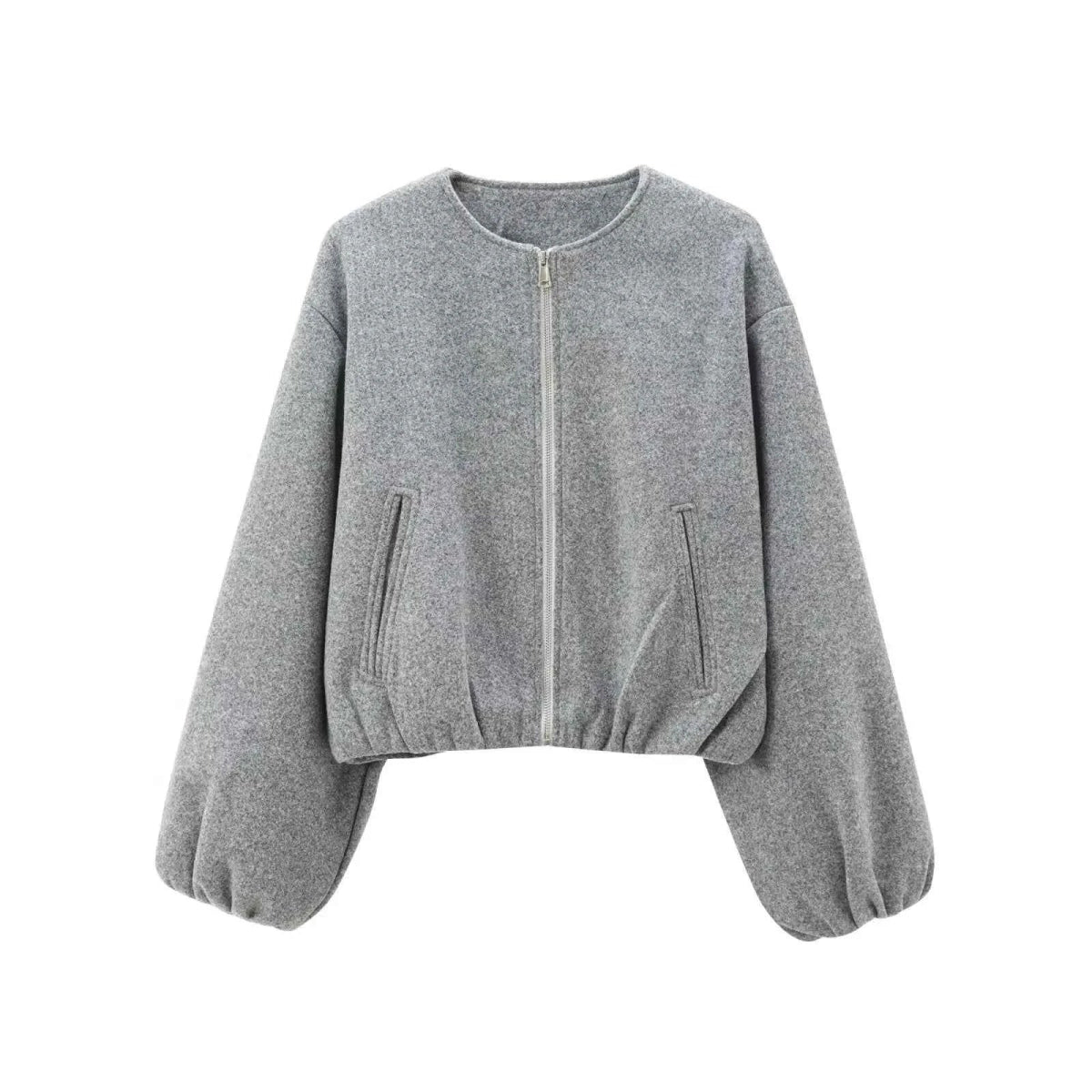 Bomber Jacke Damen | Cropped Blouson-Stil