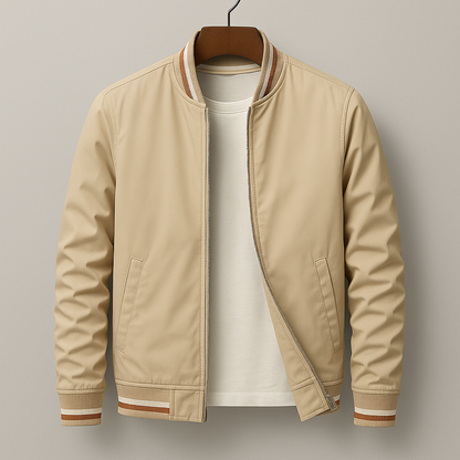 Bomberjacke Herren | College-Style mit Stehkragen