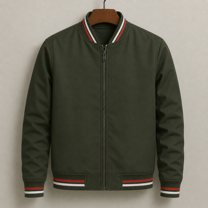 Bomberjacke Herren | College-Style mit Stehkragen