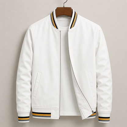 Bomberjacke Herren | College-Style mit Stehkragen