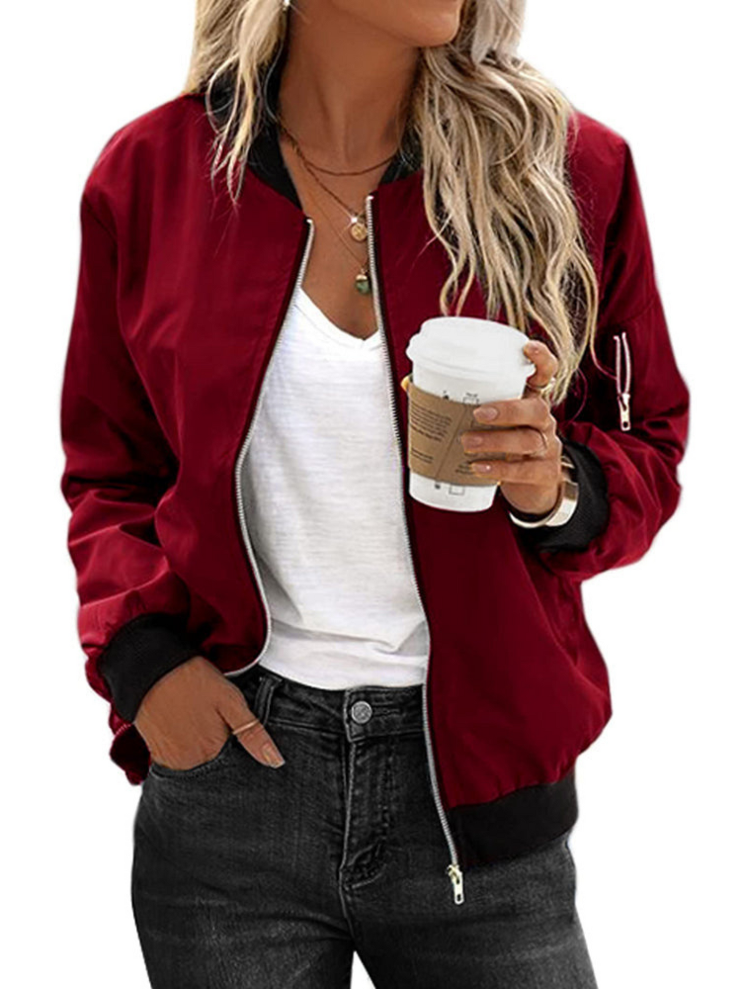 Bomberjacke für Damen | Klassische Passform