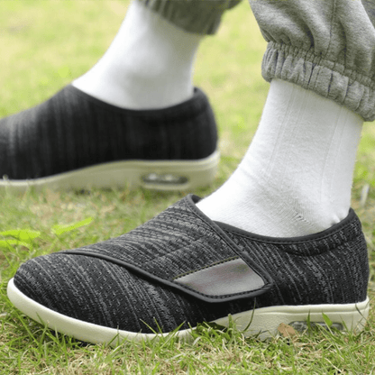 Schuhe Herren | Bequeme Komfortschuhe mit Klettverschluss