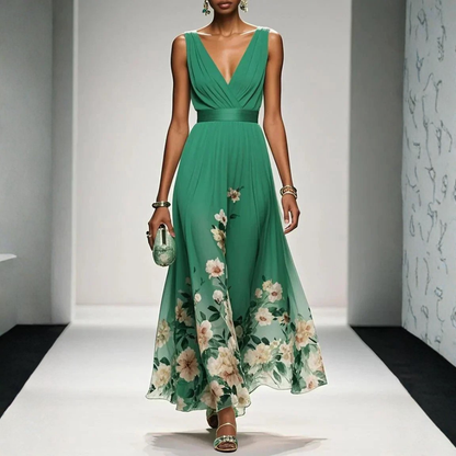 Britta | Damen Florales Maxi Kleid Für Hochzeitsgäste 7