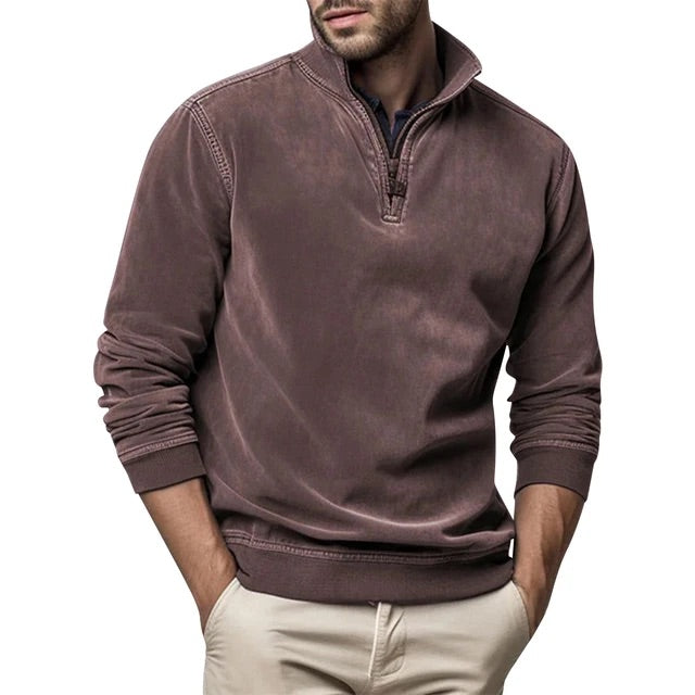 Pullover Herren mit Reißverschluss | Warm & Bequem im Winter 10