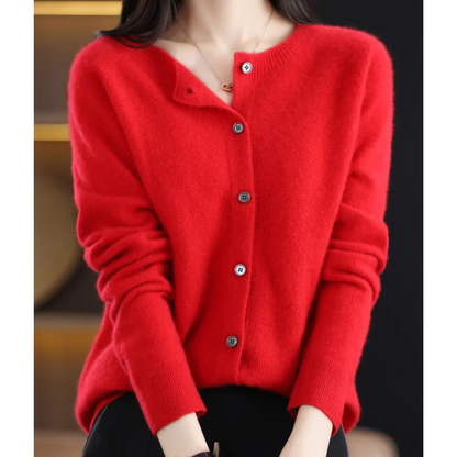 Cardigan Damen | Rundhals & Bequem