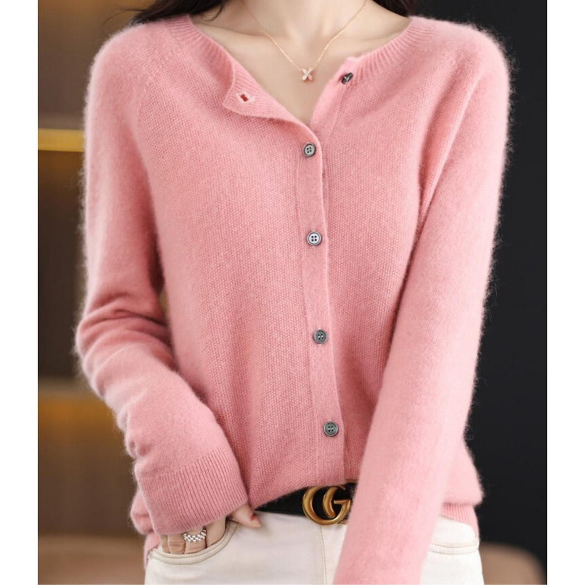 Cardigan Damen | Rundhals & Bequem