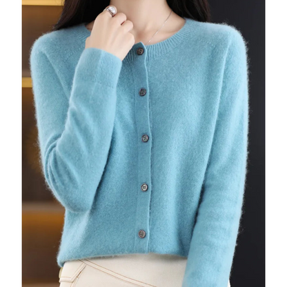 Cardigan Damen | Rundhals & Bequem