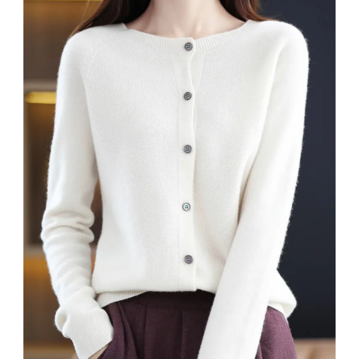 Cardigan Damen | Rundhals & Bequem