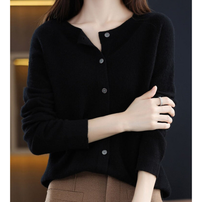 Cardigan Damen | Rundhals & Bequem