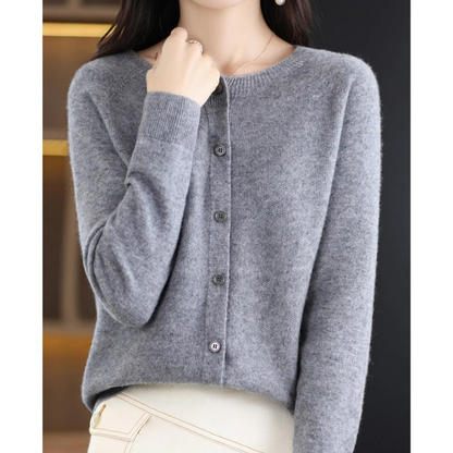 Cardigan Damen | Rundhals & Bequem