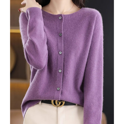 Cardigan Damen | Rundhals & Bequem