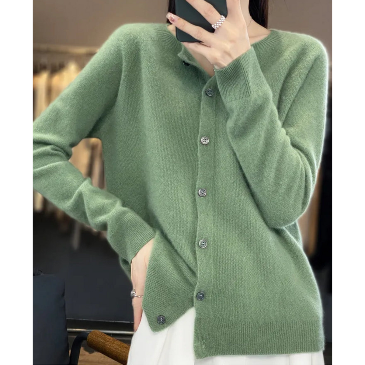 Cardigan Damen | Rundhals & Bequem