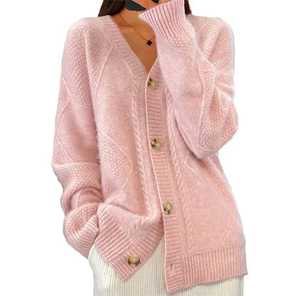 Cardigan Damen | Knopfverschluss & Langarm Design 10