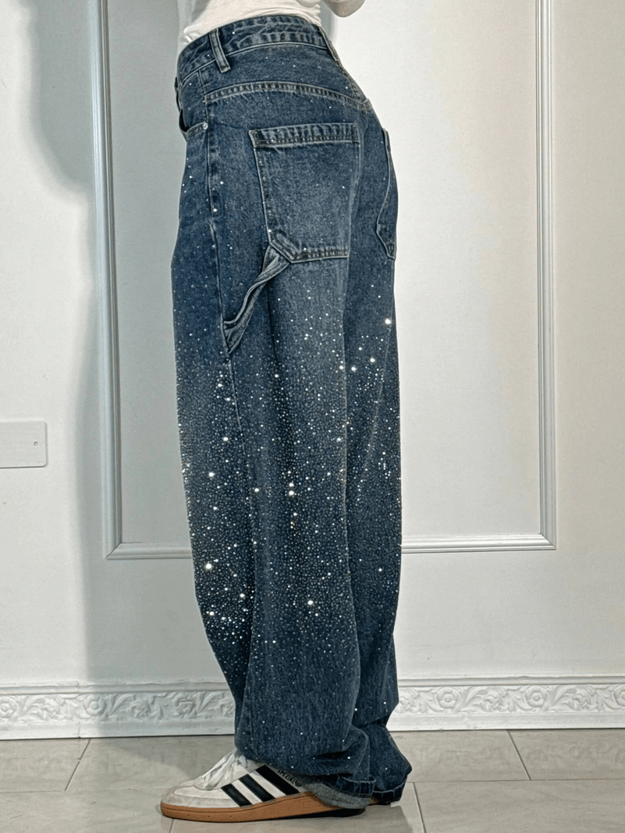 Carpenter-Jeans Damen | Ballon-Fit mit Glanz-Finish 3