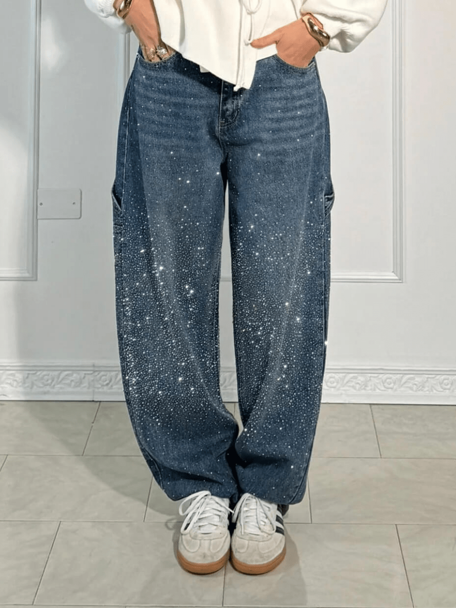 Carpenter-Jeans Damen | Ballon-Fit mit Glanz-Finish 1