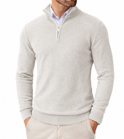 Troyer Pullover Herren | Halbreißverschluss & Schlanker Schnitt 13
