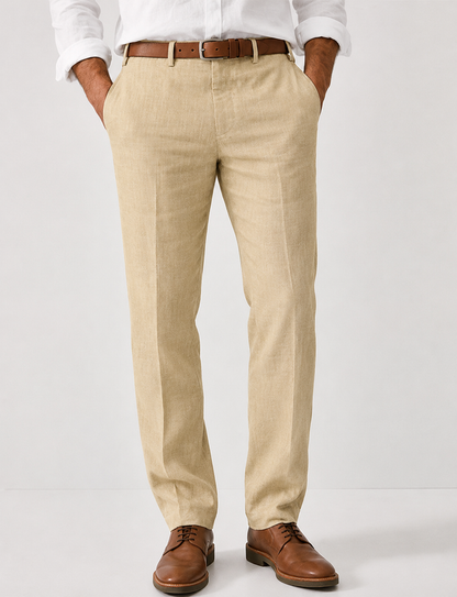Herren Slim Fit Freizeithose Atmungsaktiv Einschubtaschen 4