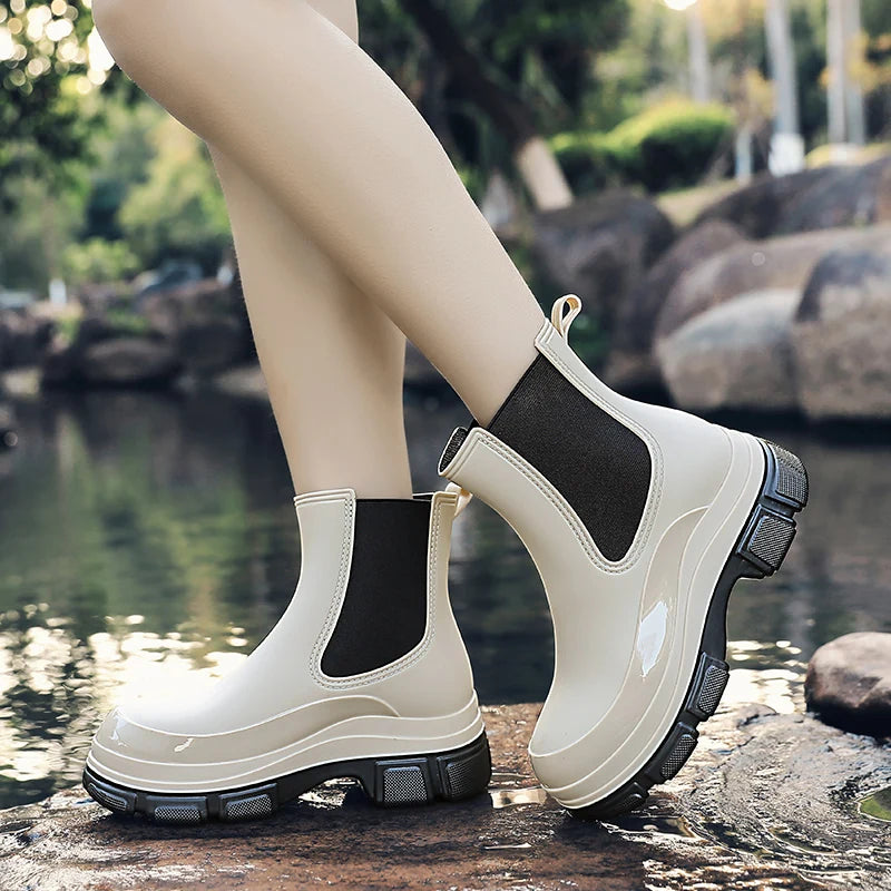 Chelsea Boots | Wasserfest Kurzes Modell Robust