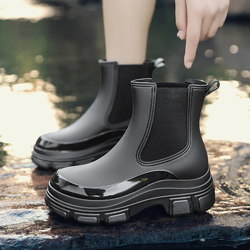 Chelsea Boots | Wasserfest Kurzes Modell Robust